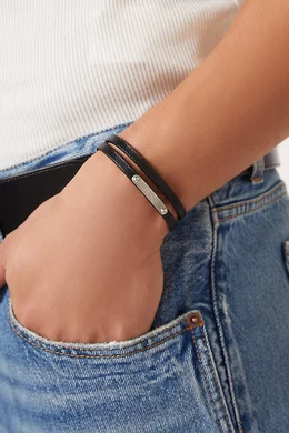 Saint laurent id bracelet hotsell