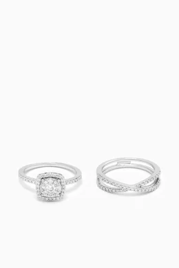 Buy Damas White OneSixEight Siempre Diamond Rings in 18kt White