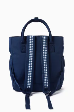 Buy KENZO KIDS Blue Logo embossed Changing Bag in Nylon For Baby Boys Online Ounass Saudi
