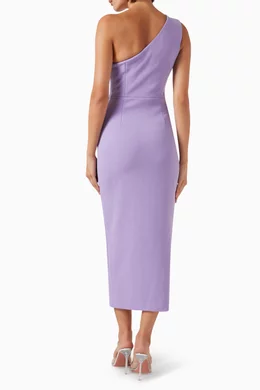 Buy Mossman Purple Fade Into You Midi Dress For Women Online | Ounass Saudi