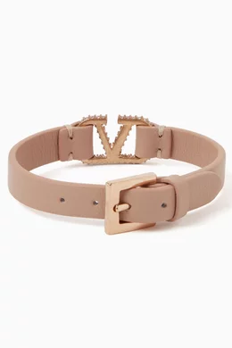 Buy Valentino Garavani Pink Valentino Garavani VLOGO  display picture 3