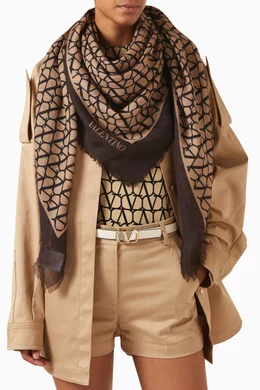 Buy Valentino Garavani Neutral Valentino Garavani Toile