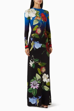 slim fit dress slacks Allegra Lace Plunged Maxi Dress | Espresso | Dresses main image 1