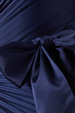 milly estelle satin dress Milly Estelle Pleated Maxi Dress