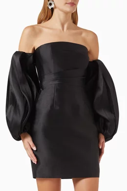 solace london black mini dress Cora Mini Dress