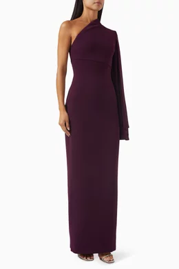 open lace back dress The Kinsley Maxi Dress in Amethyst