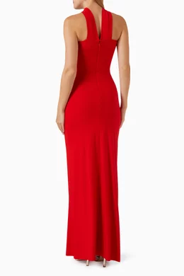 Buy Solace London Red Maisie Maxi Dress For Women Online | Ounass Saudi