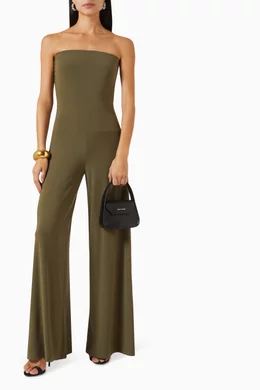 Norma kamali strapless jumpsuit store