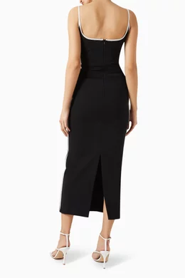 knee length dresses for ladies Heart Dress in Black – Love it Loan it main image 1