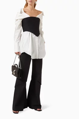 dion lee internal corset dress Dion Lee Internal Shirt Corset Dress