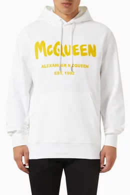 Alexander mcqueen yellow hoodie on sale