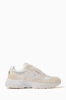 Buy Coach White C301 Low Top Sneakers in Leather For Women Online - Main Image
