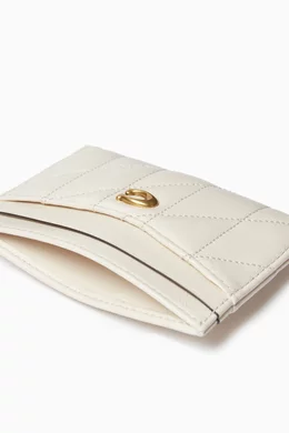 Coach white card holder deals