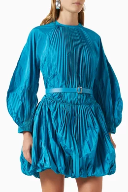 open lace back dress Pinstriped Gangsta Pranksta Pleated Skirt main image 1