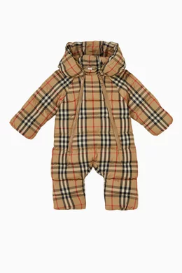 Buy Burberry Neutral Check Print Suit in Nylon For UNISEX Online Ounass Saudi