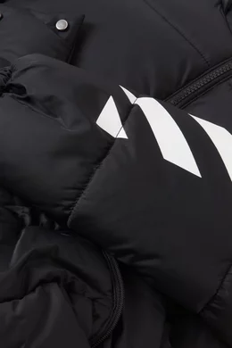 Buy Off White Black Logo print Puffer Jacket in Polyamide For Boys Online Ounass Saudi