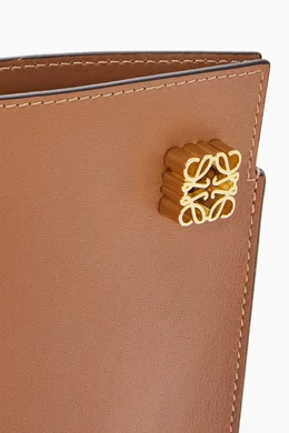 Buy LOEWE Brown Dice Pocket Pouch in Classic Calfskin For