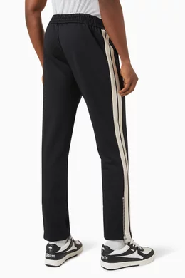 Buy Palm Angels Black New Classic Logo Track Pants in Nylon For 