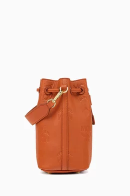 Mcm mini bucket bag clearance