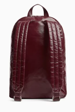 Buy Bottega Veneta Red Medium Archetype Backpack in Leather  display picture 1