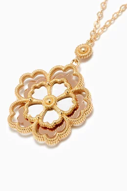 Buy Damas Multicolour Farfasha Giardino Oro Necklace in 18kt