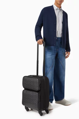 Signature Canvas Coach Carry On Luggage With Wheels Coach