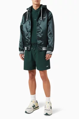 Buy Kith Green Gorman Jacket in Satin For Men Online | Ounass Saudi