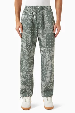 Buy Kith Multicolour Flocked Deconstructed Bandana Mercer 8