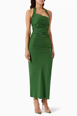 bec and bridge green maxi dress Bec And Bridge Julieta Silk Maxi Dress in Green main image 1