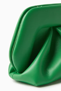 Buy THEMOIRè Green Gea Clutch Bag in Vegan Fabric For Women