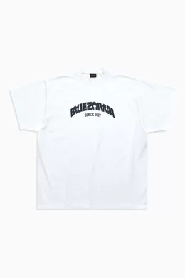 【バレンシアガ】セール！BACK FLIP LOGO ヴィンテージ Tシャツ Balenciaga Back Flip T-Shirt Oversized | Saks Fifth Avenue