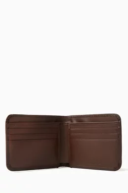 Buy Fred Perry Burgundy Billfold Wallet in Burnished Leather