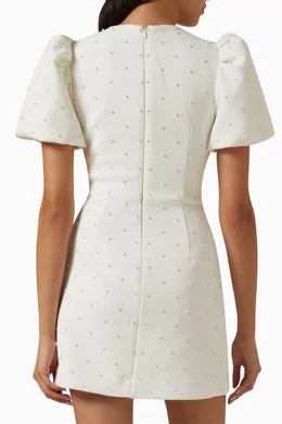 Buy Rebecca Vallance White Ophelia Mini Dress in Crpe For Women Online |  Ounass Saudi