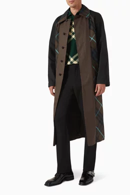 Reversible trench coat mens sale