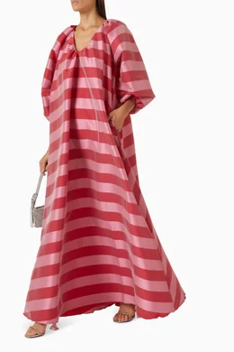 George striped dress top