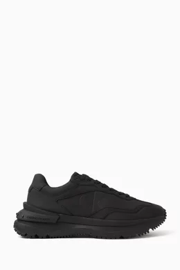 Buy Calvin Klein Jeans Black Chunky Runner Low-top Sneakers in