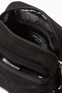Buy WACKO MARIA Black Speak Easy Shoulder Bag in Nylon For