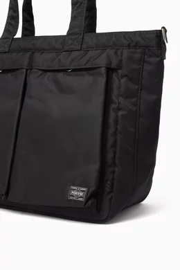 Buy WACKO MARIA Black Porter Record Tote Bag in Nylon For Men