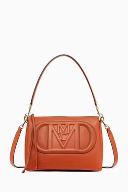 [MCM]◆Mode Travia Spanish Leather Crossbody◆高級バッグ MCM Mode Travia Shoulder Bag Purse - Black Spanish Napa