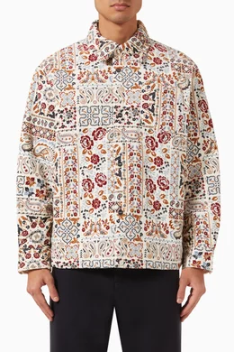 グランドホールセール Multicolour Kith Buy Paisley in Jacket Shirt Puffed Brixton トップス