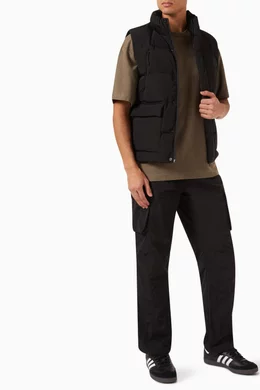 KITH Wrinkle Nylon Midi Vest　L Buy Kith Wrinkle Nylon Midi Vest 'Black' - KHM010394 001