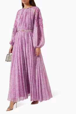 pankaj & nidhi long-sleeve maxi dress Cocktail Dresses | Party Dresses
