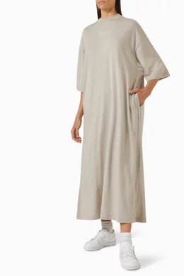 Buy Fear of God Essentials Grey Essentials 3/4 Sleeve Maxi