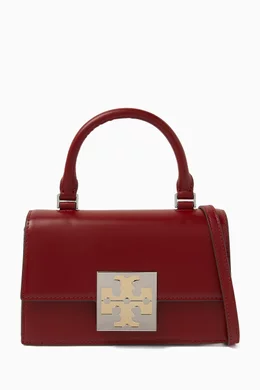 Buy Tory Burch Red Mini Bon Bon Top Handle Bag in Spazzolato