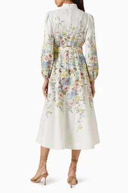zimmermann matchmaker buttoned midi dress Zimmermann Matchmaker Floral Buttoned Mini Dress