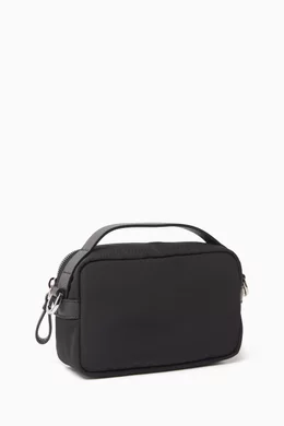 Buy Giorgio Armani Black Mini Crossbody Bag in Recycled Nylon For Men Online Ounass Saudi