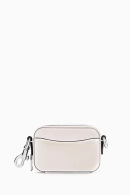 Buy Coach White Crossbody Pouch in Crossgrain Leather For UNISEX