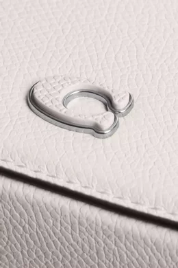Buy Coach White Crossbody Pouch in Crossgrain Leather For UNISEX