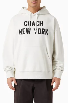 Buy Coach Neutral Logo Hoodie in Cotton For Men Online Ounass Saudi