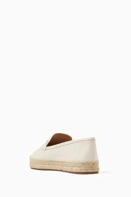 Coach Outlet Loafer Espadrille | ShopSimon NEW Coach Lambskin white Espadrilles display picture 1